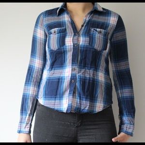 American Eagle Button Down Flannel Shirt